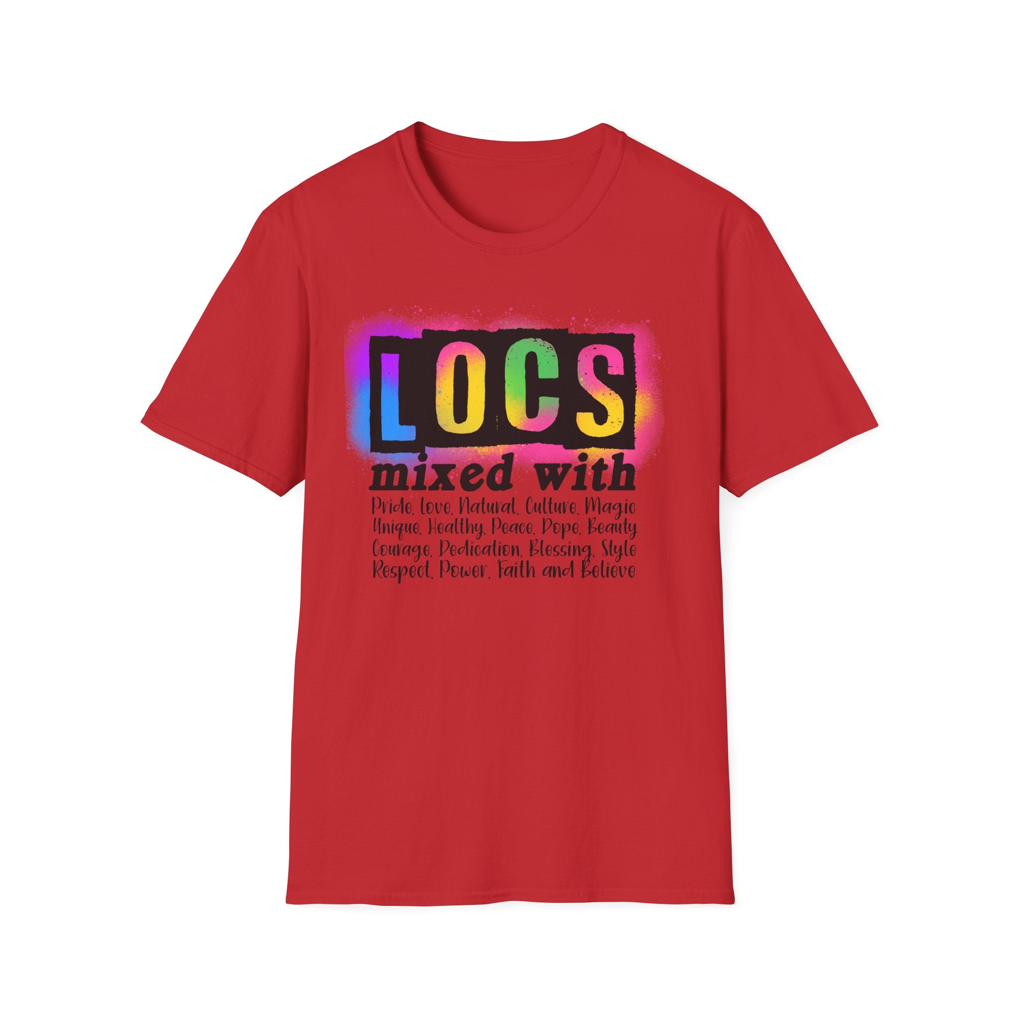 Colorful Locs Mixed With