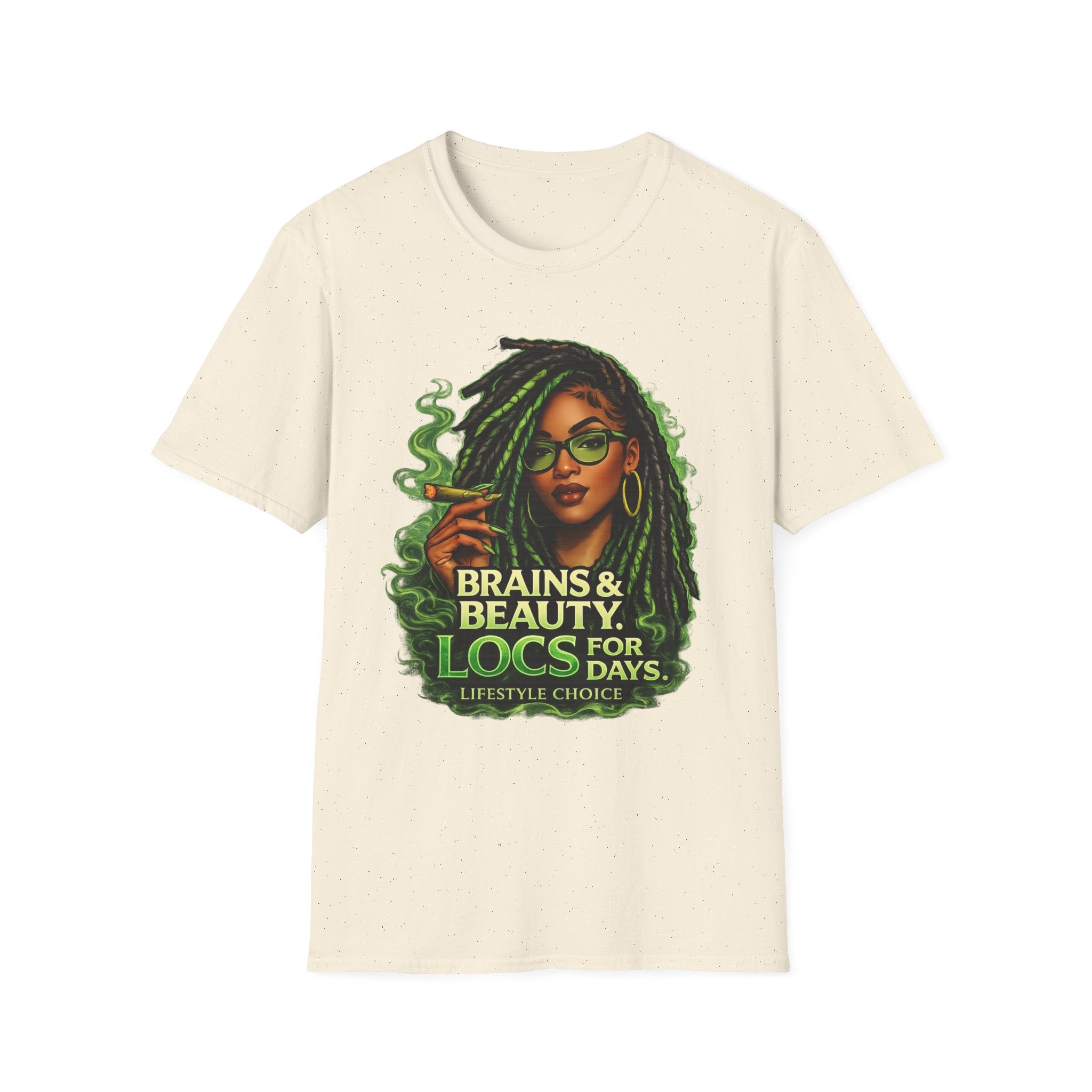 Brains & Beauty Locs T-Shirt — Natural Hair Dreadlocks Pride Tee