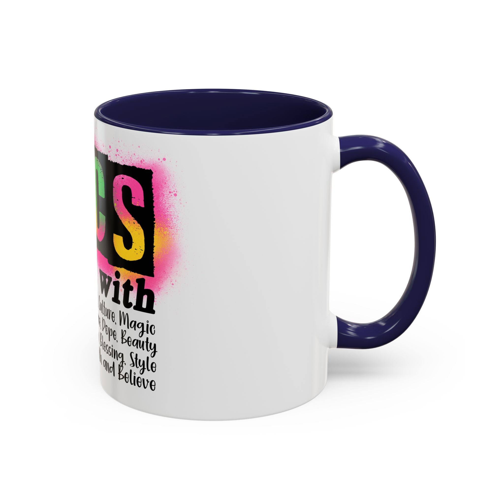 Locs Pride Coffee Mug — "LOCs mixed with" Inspirational Natural Hair Gift (11/15oz)