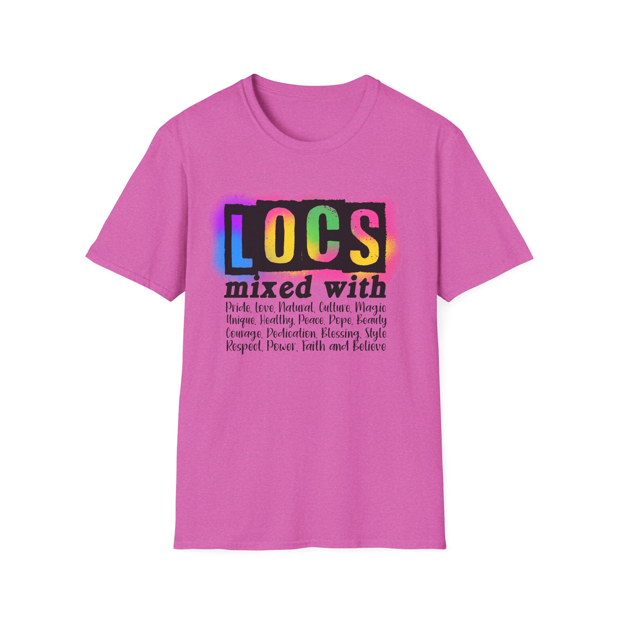 Colorful Locs Mixed With