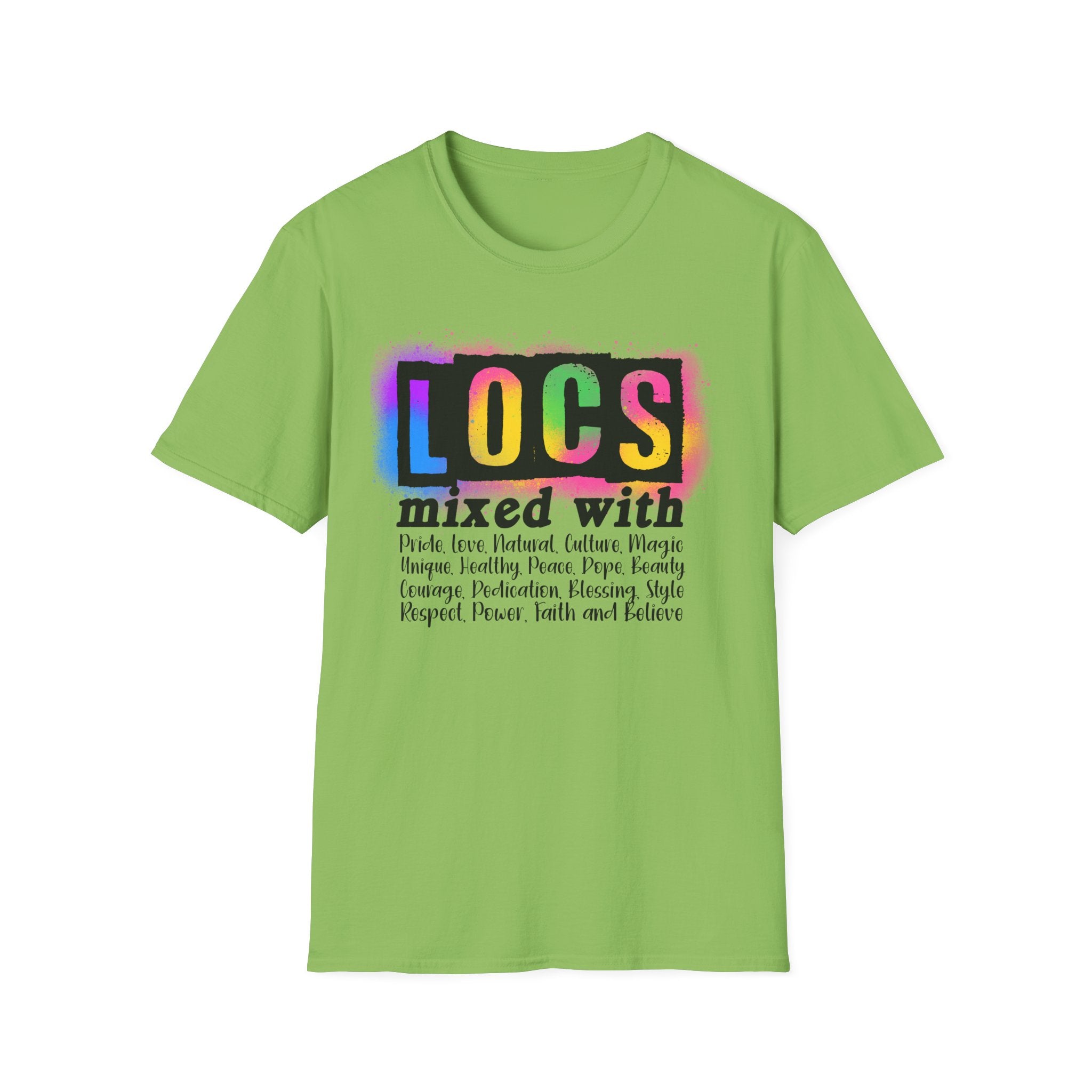 Colorful Locs Mixed With