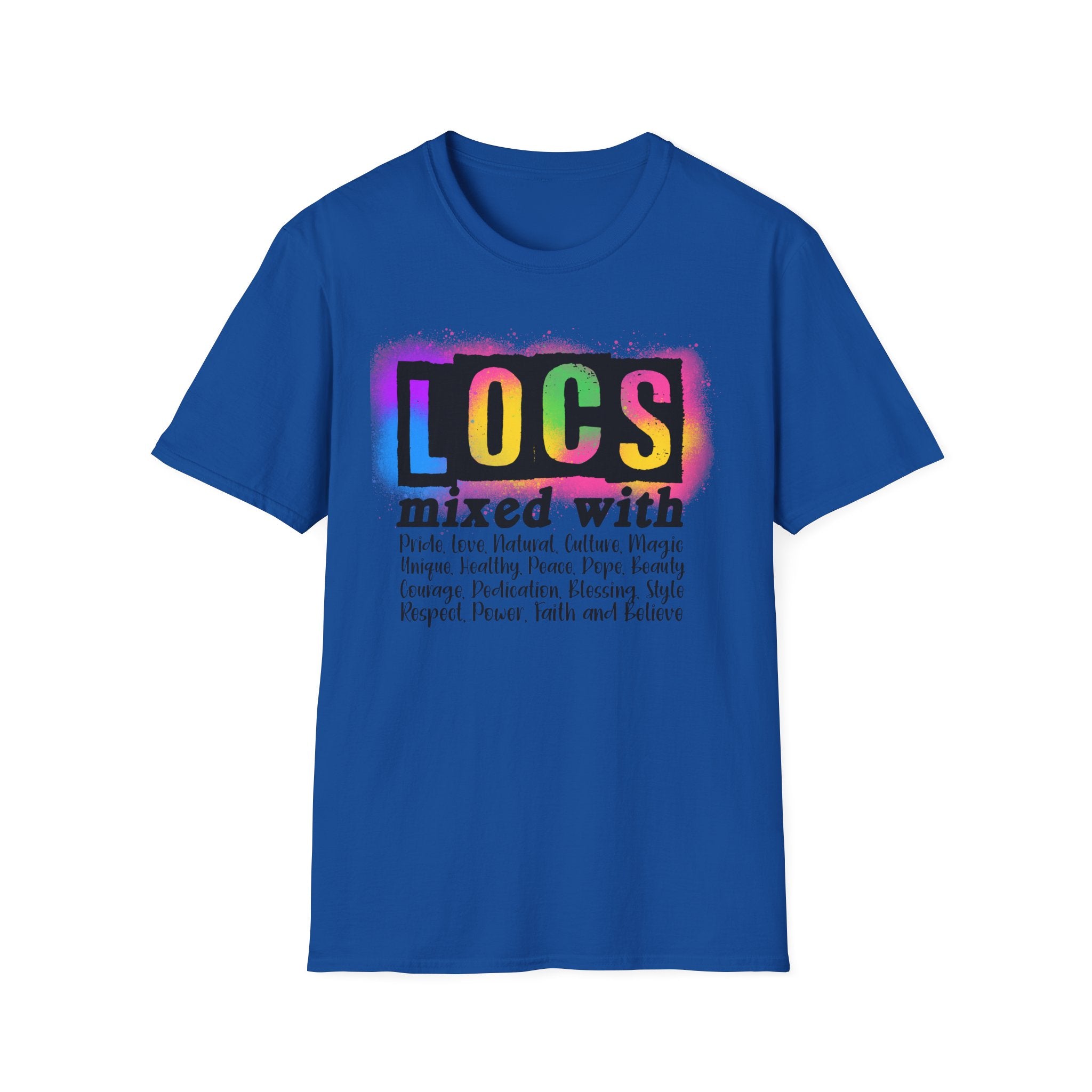 Colorful Locs Mixed With