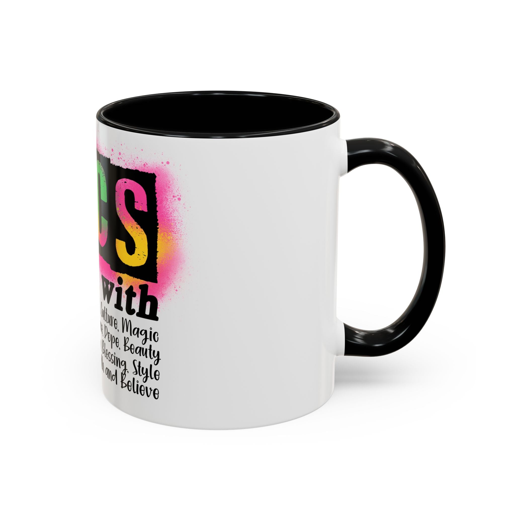 Locs Pride Coffee Mug — "LOCs mixed with" Inspirational Natural Hair Gift (11/15oz)
