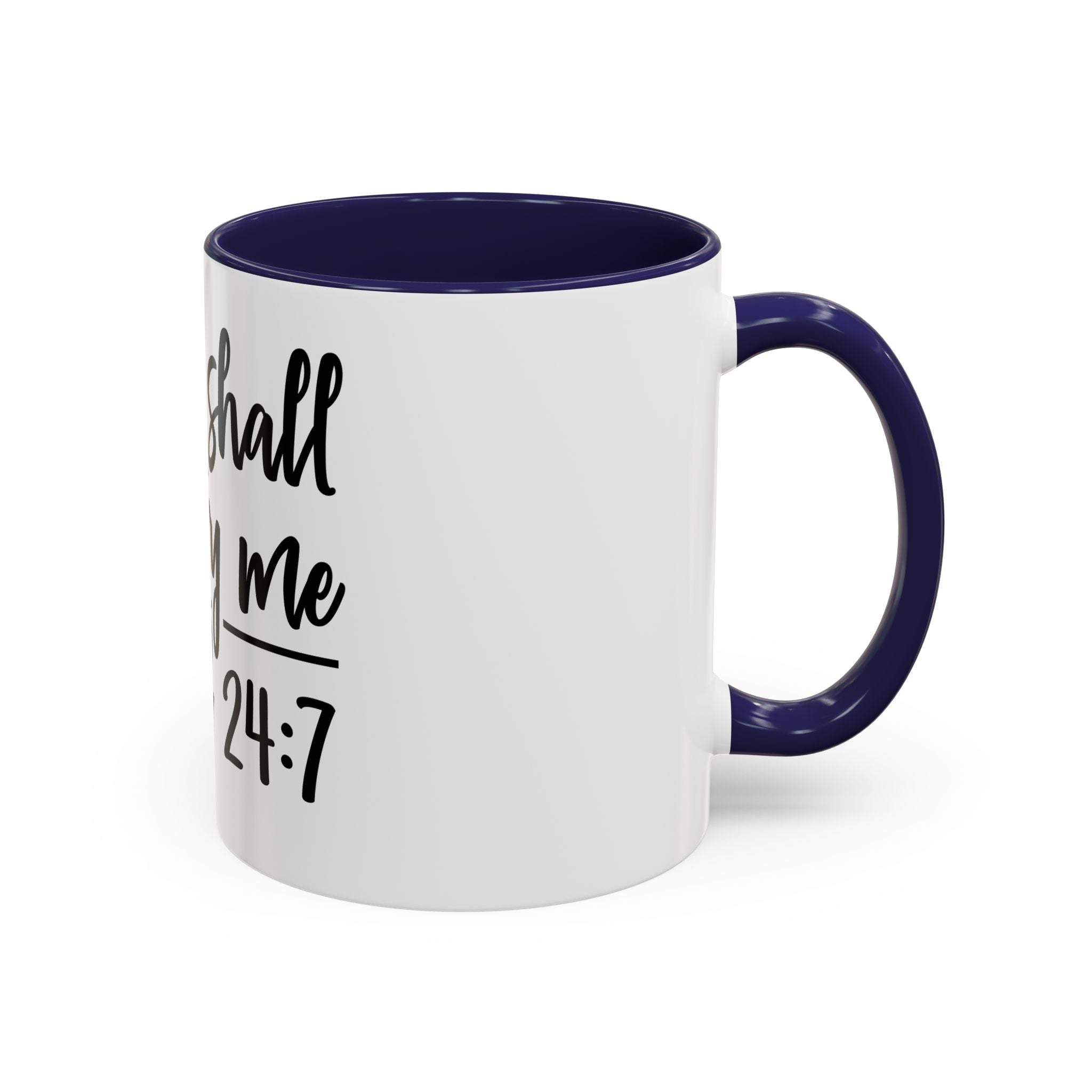 Coffee Mug - "Thou Shall Not Try Me - Mood 24:7" Accent Ceramic Mug