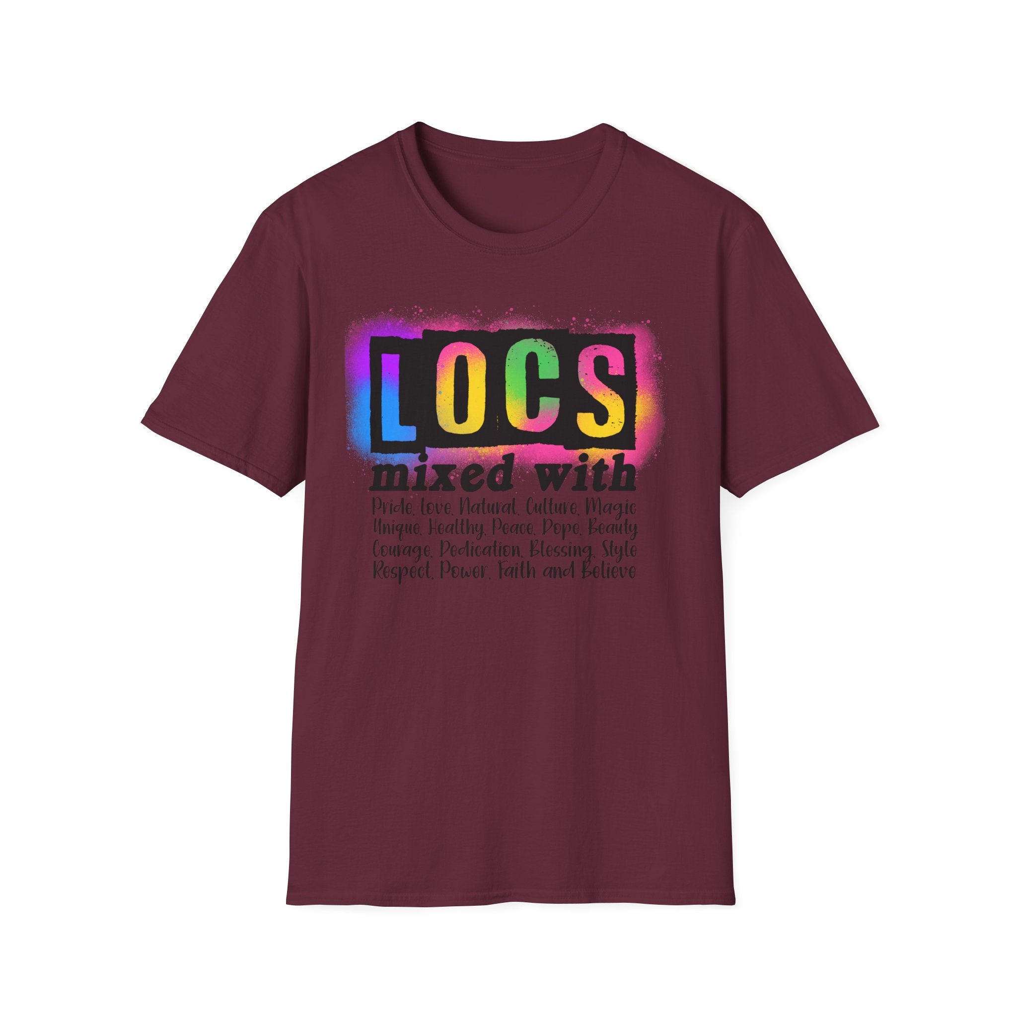 Colorful Locs Mixed With