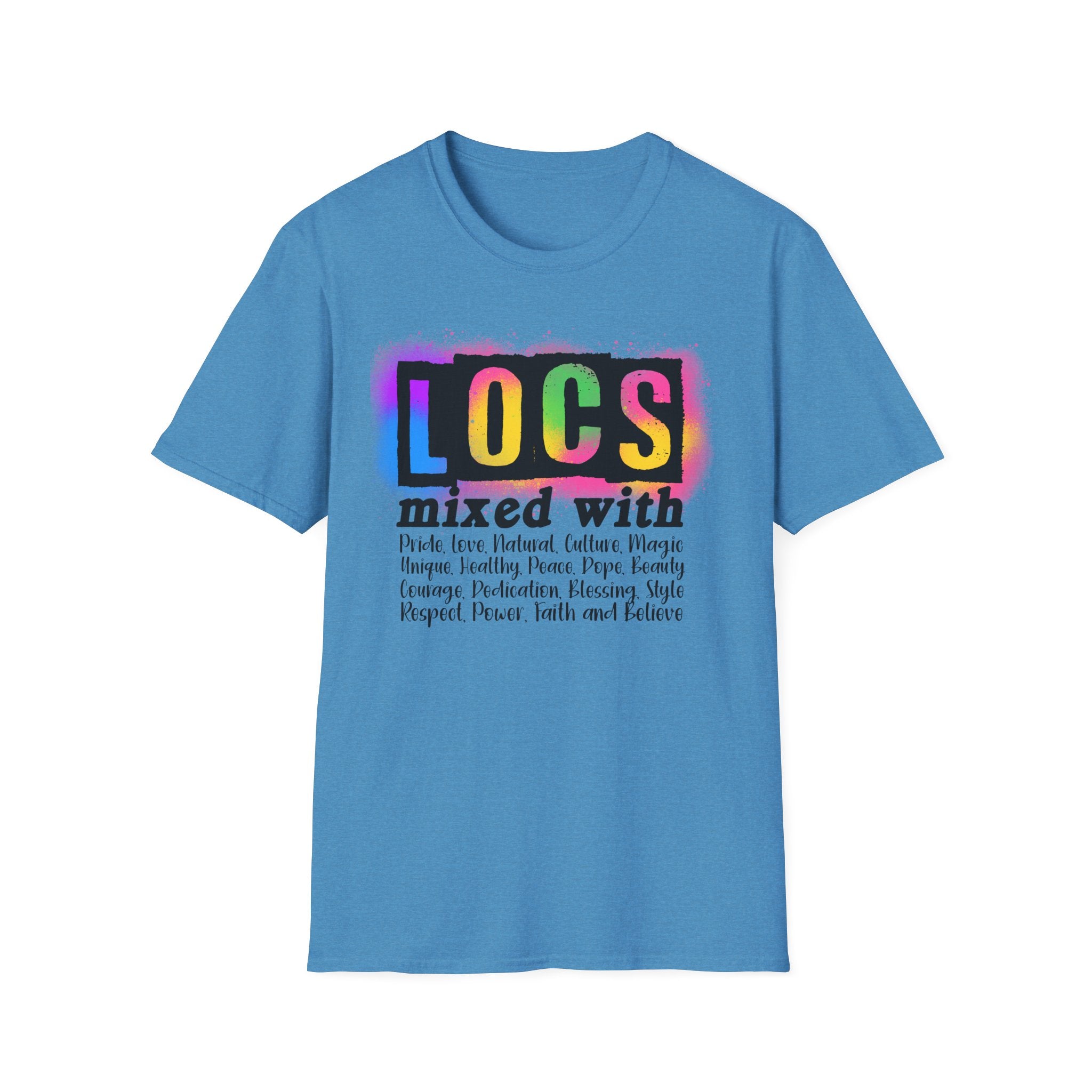 Colorful Locs Mixed With
